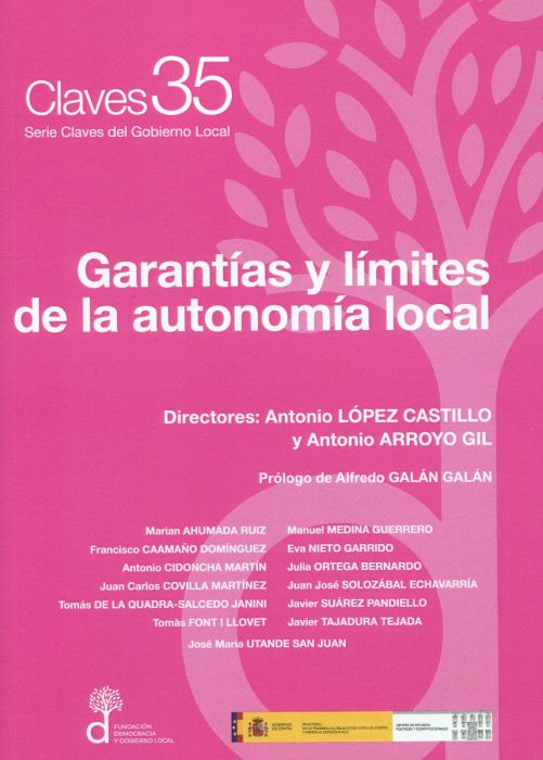 Garantías y límites de la autonomía local. 9788412026795