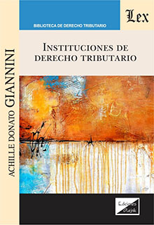 Instituciones de Derecho tributario