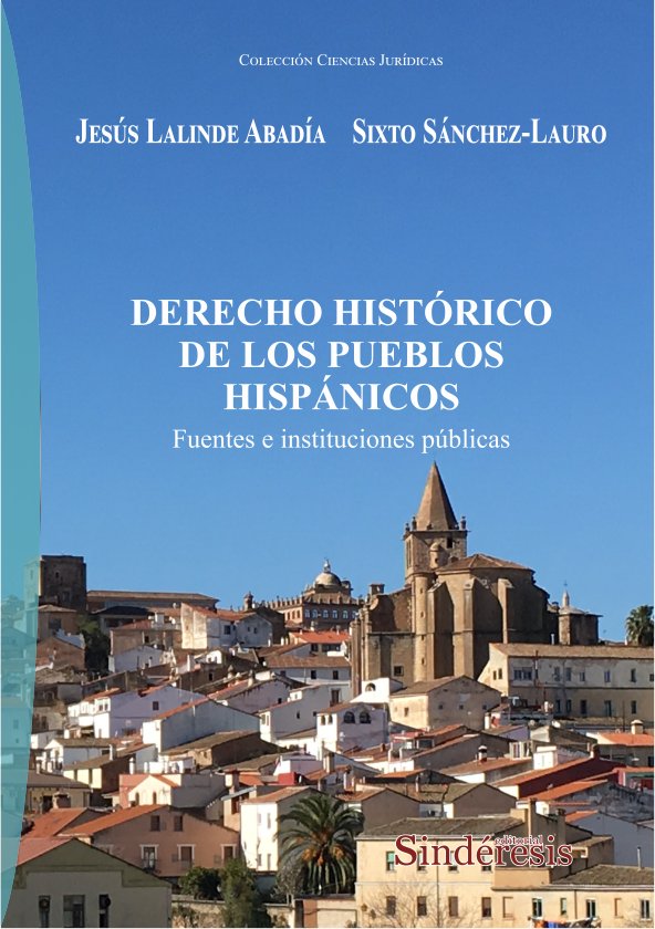 Derecho histórico de los pueblos hispánicos. 9788418206108