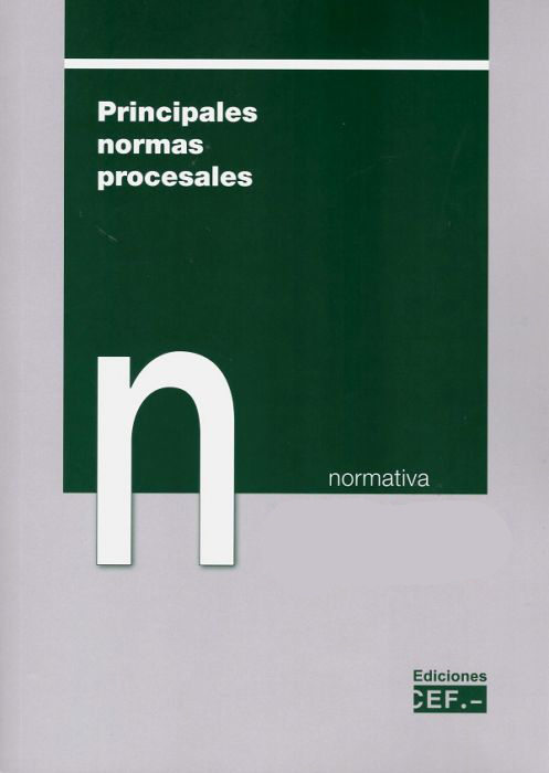 Principales normas procesales. 9788445443699