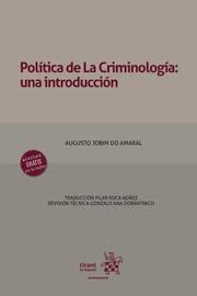 Política de La Criminología. 9788411307963