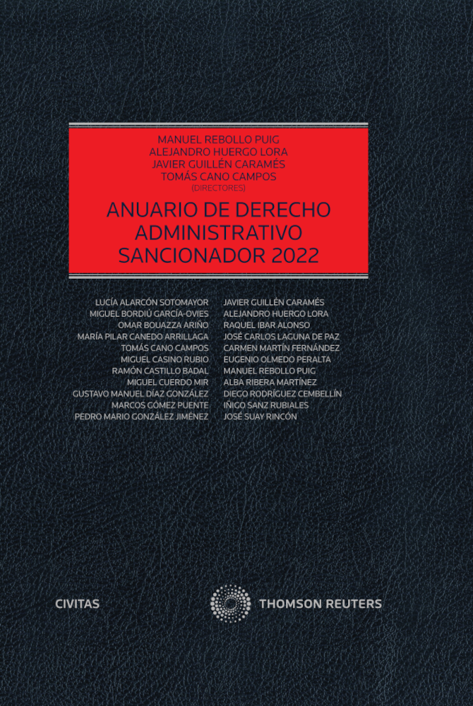 Anuario de Derecho Administrativo Sancionador 2022. 9788413906669