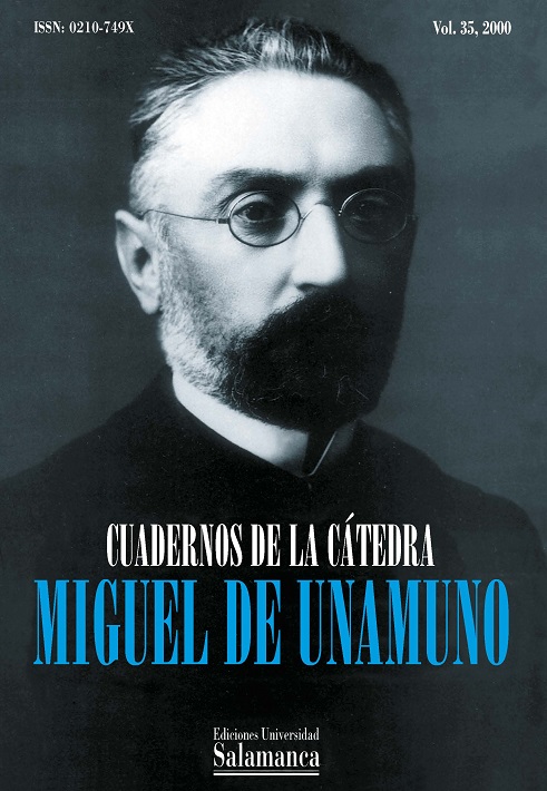 Revista Cuadernos de la Cátedra Miguel de Unamuno, Nº 35, año 2000