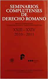 Seminarios Complutenses de Derecho Romano . 9788497687096