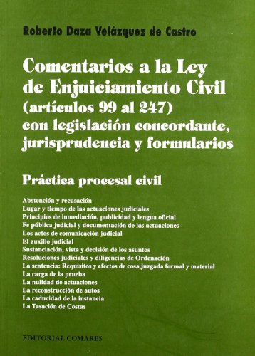 Comentarios a la Ley de Enjuiciamiento Civil. 9788484447023