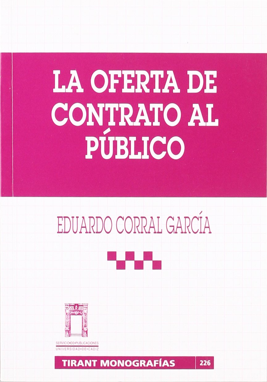 La oferta de contrato al público