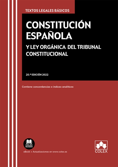 Constitución Española y Ley Orgánica del Tribunal Constitucional. 9788413595863
