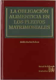 La obligación alimenticia en los pleitos matrimoniales. 9788484427483