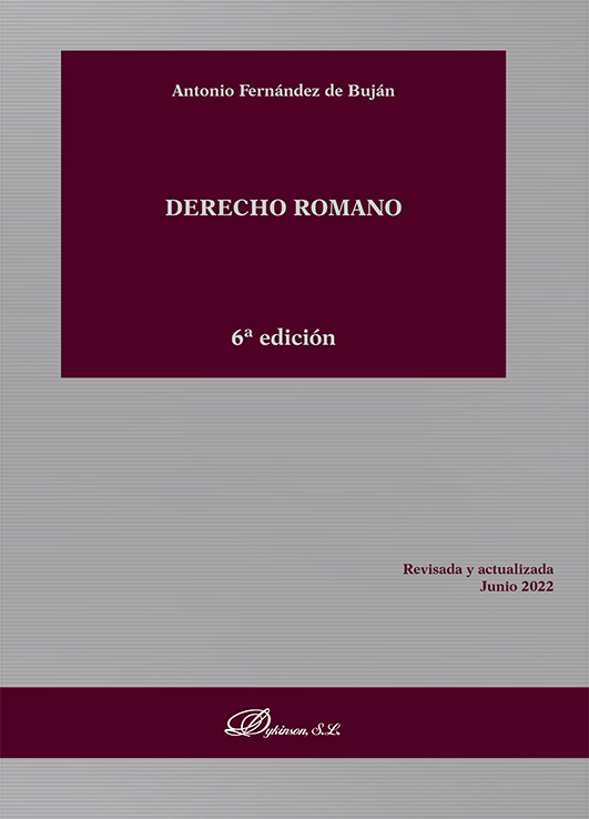 Derecho Romano. 9788411223225