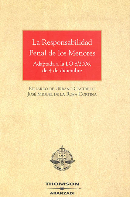 La responsabilidad penal de los menores. 9788483551721