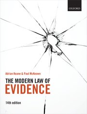 The modern law of evidence. 9780192855930