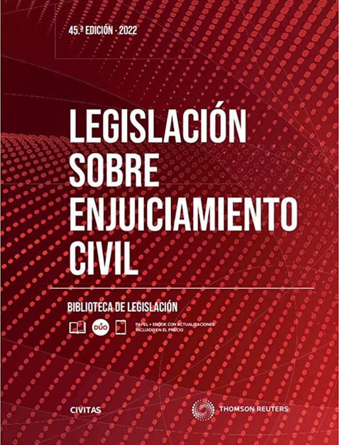 Legislación sobre Enjuiciamiento Civil. 9788413907567
