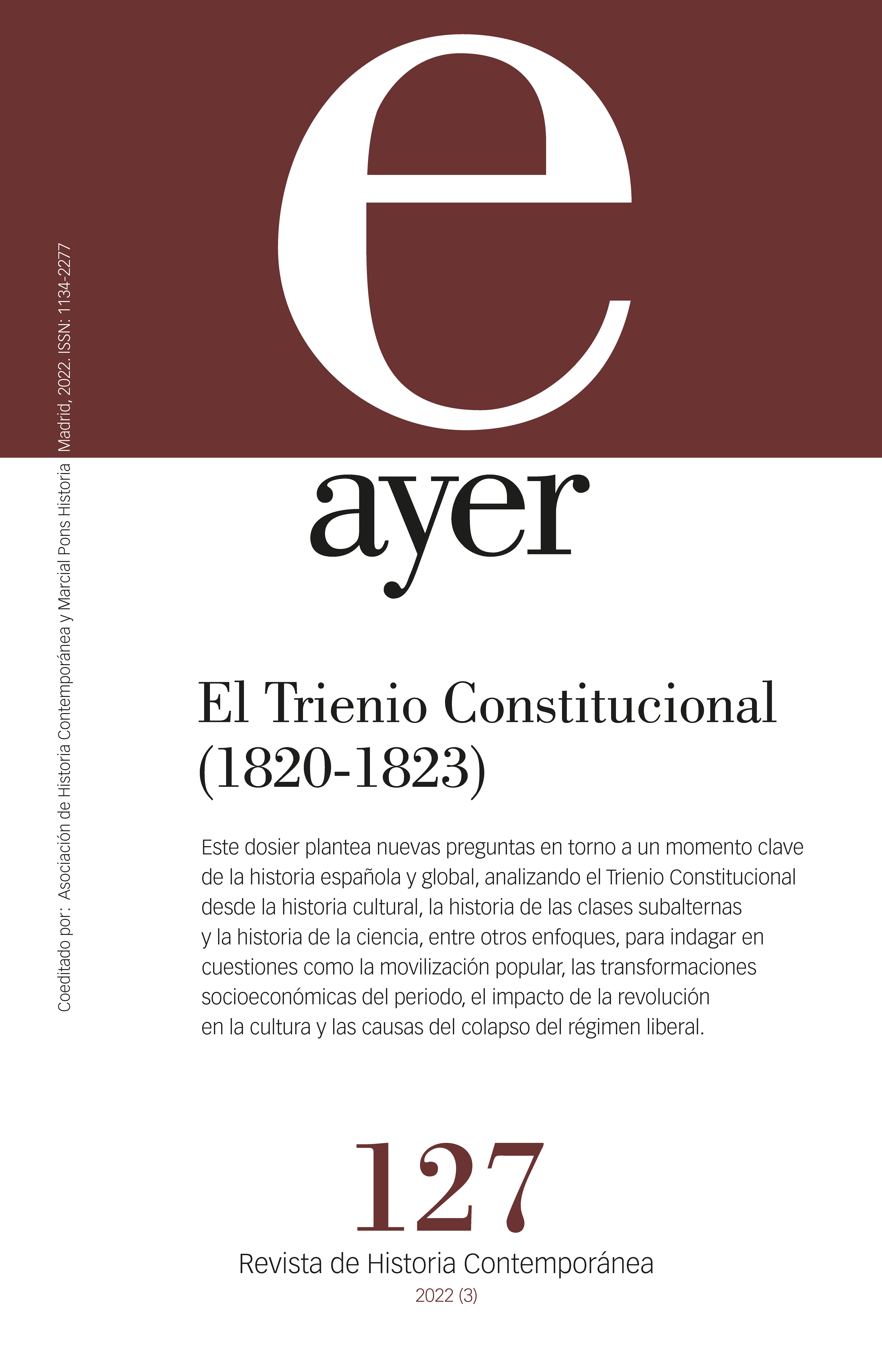 El Trienio Constitucional (1820-1823). 9788418752681