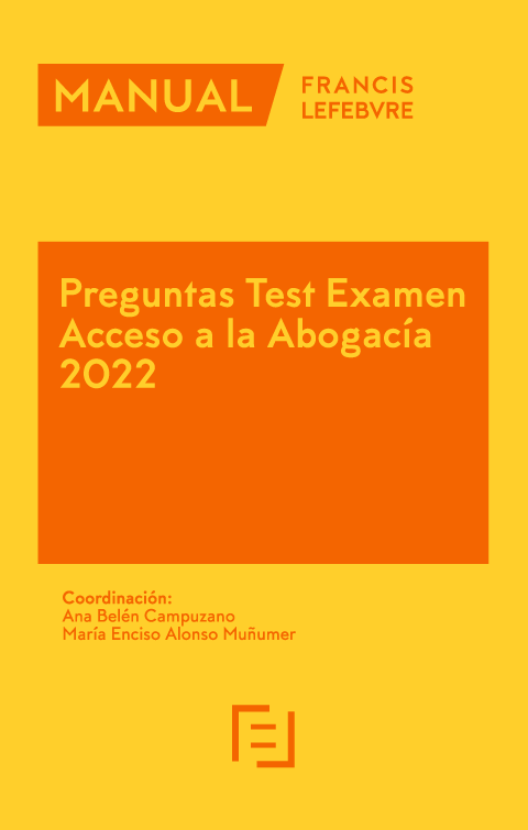 MANUAL-Preguntas test examen acceso a la Abogacía 2023