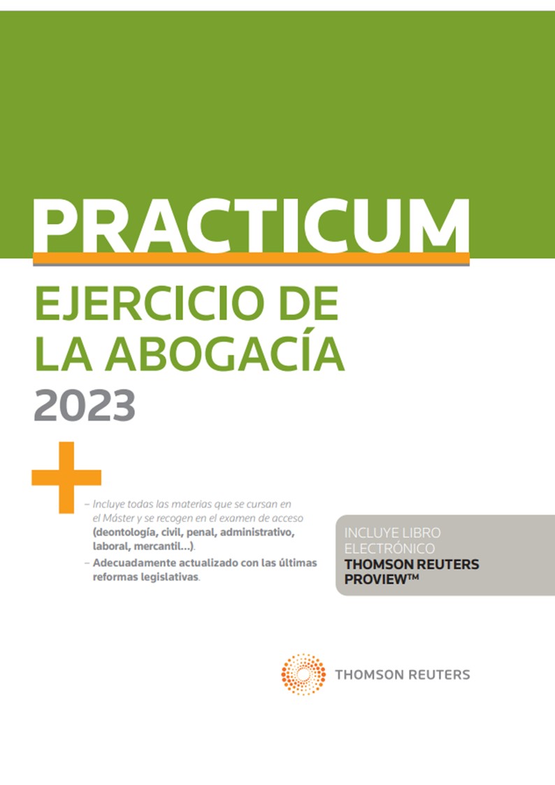 PRACTICUM-Ejercicio de la abogacía 2023 . 9788411247771