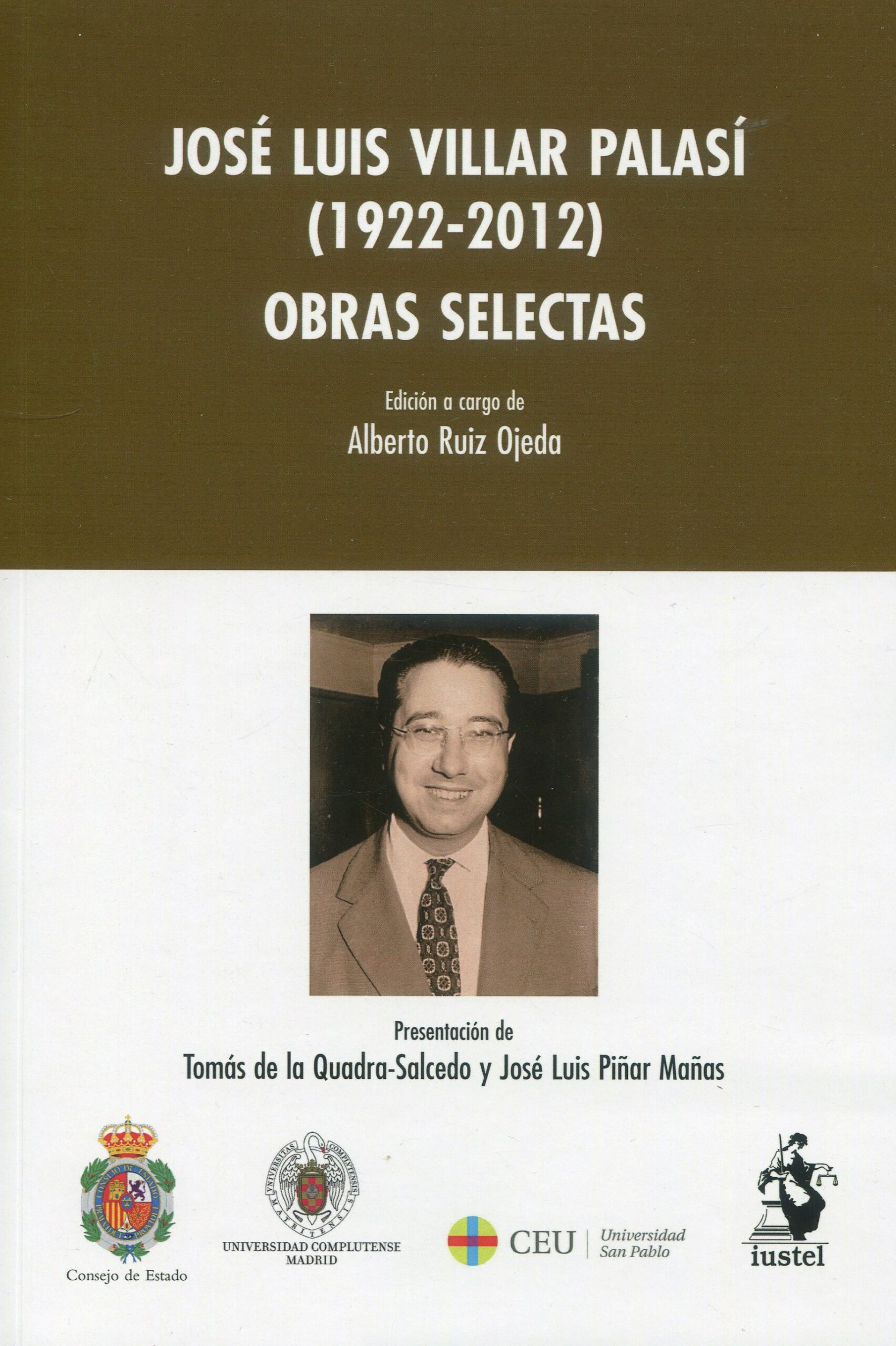 José Luis Villar Palasí (1922-2012). 9788498904390