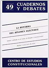 La reforma del régimen electoral