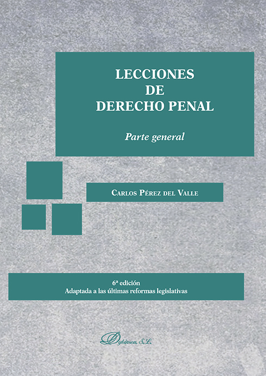 Lecciones de Derecho penal. 9788411225328