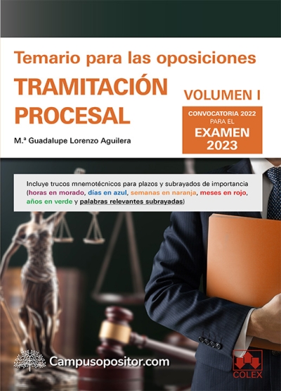 Temario para las oposiciones de Tramitación procesal 2023. 9788413596846