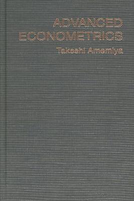Advanced econometrics. 9780674005600