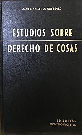 Estudios sobre Derecho de cosas. 9788471110633