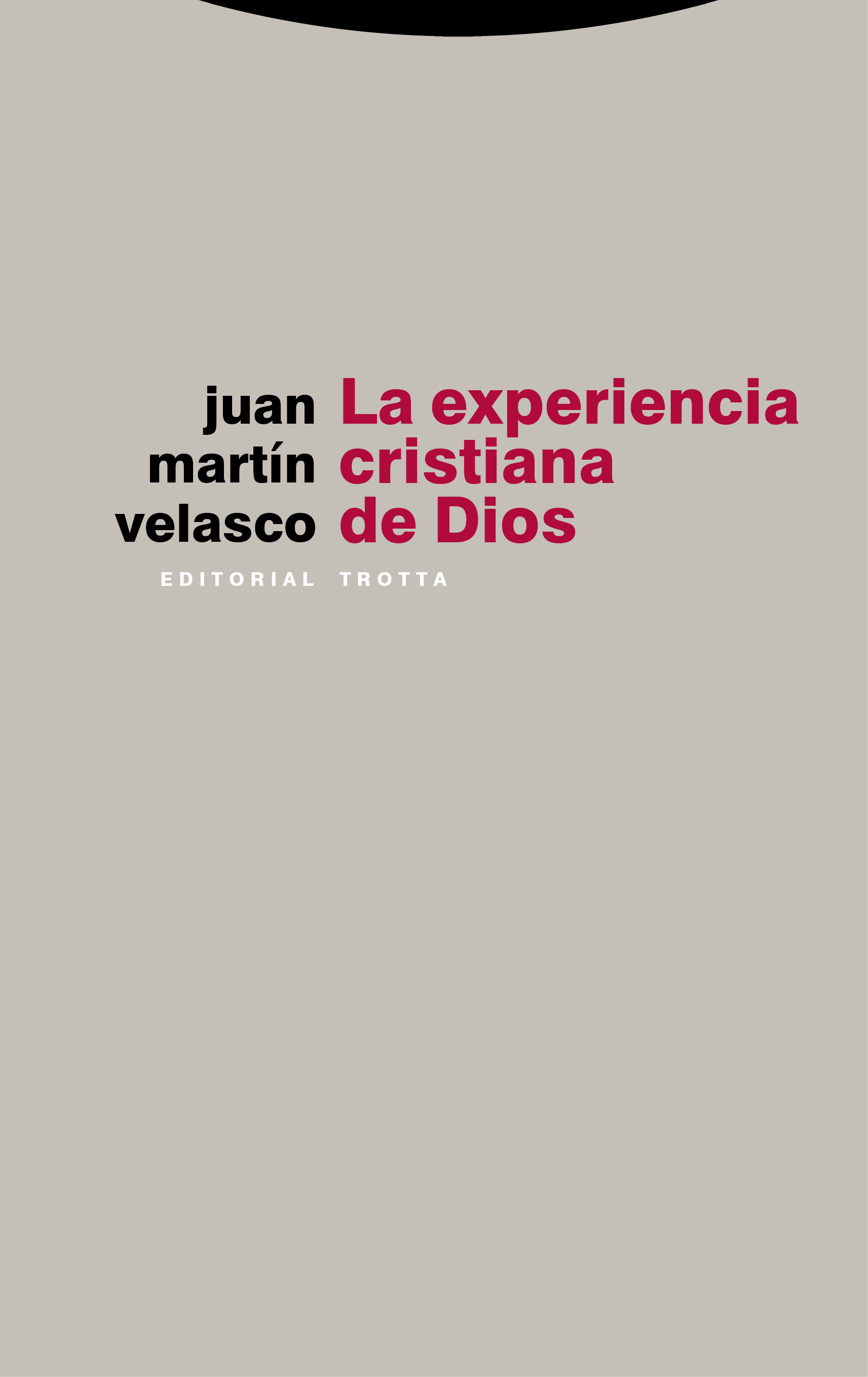 La experiencia cristiana de Dios. 9788481649239