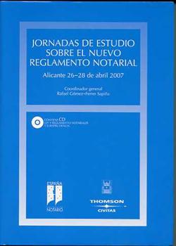Jornadas de estudio sobre el nuevo reglamento notarial. 9788447029976