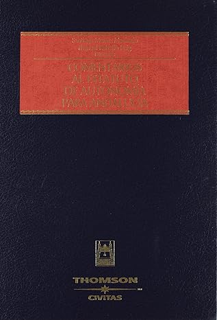 Comentarios al Estatuto de Autonomía para Andalucía. 9788447030538