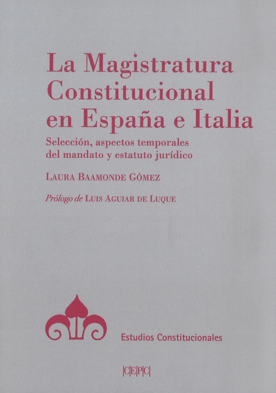 La Magistratura Constitucional en España e Italia. 9788425917929