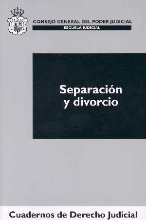 Separación y divorcio. 9788496518780