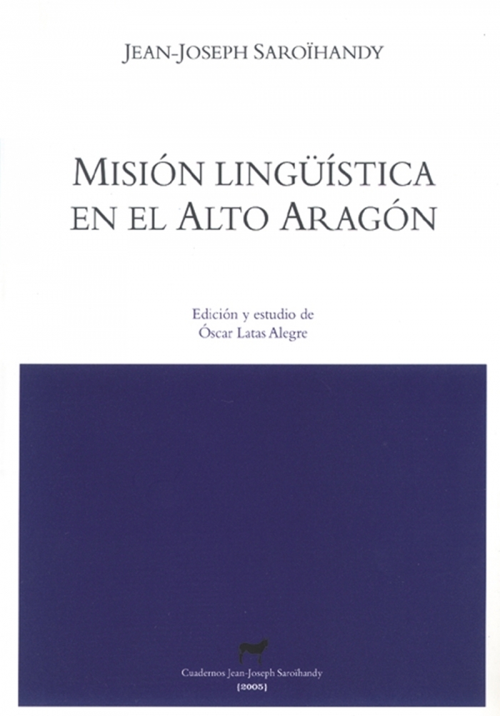 Misión lingüística en el Alto Aragón. 9788496457065
