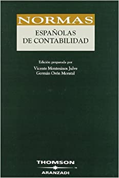 Normas españolas de contabilidad. 9788483555903