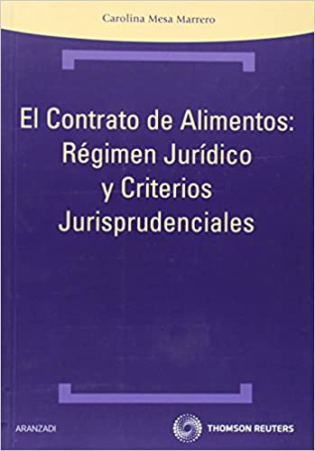 El contrato de alimentos. 9788483559666