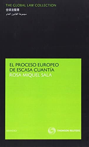 El proceso europeo de escasa cuantía. 9788499031606