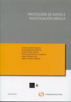 Protección de datos e investigación médica. 9788499033990