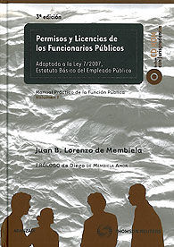 Permisos y licencias de los funcionarios públicos. 9788499031521