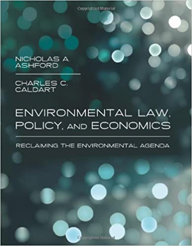 Environmental Law, policy and economics. 9780262012386