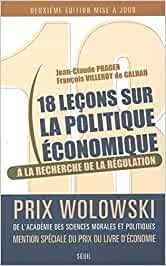 Dix-huit leçons sur la politique économique. 9782020822749