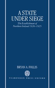  A state under siege. 9780198203056