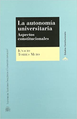 La autonomía universitaria. 9788425913051