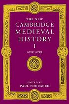 The new Cambridge medieval History