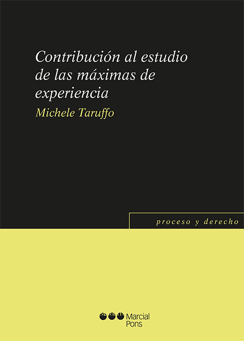 Contribución al estudio de las máximas de experiencia. 9788413816425