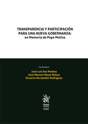 Transparencia y participación para una nueva gobernanza. 9788411690782