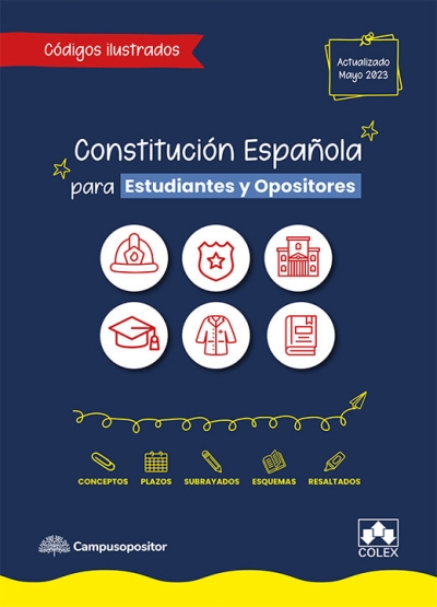 Constitución Española para estudiantes y opositores. 9788413599106