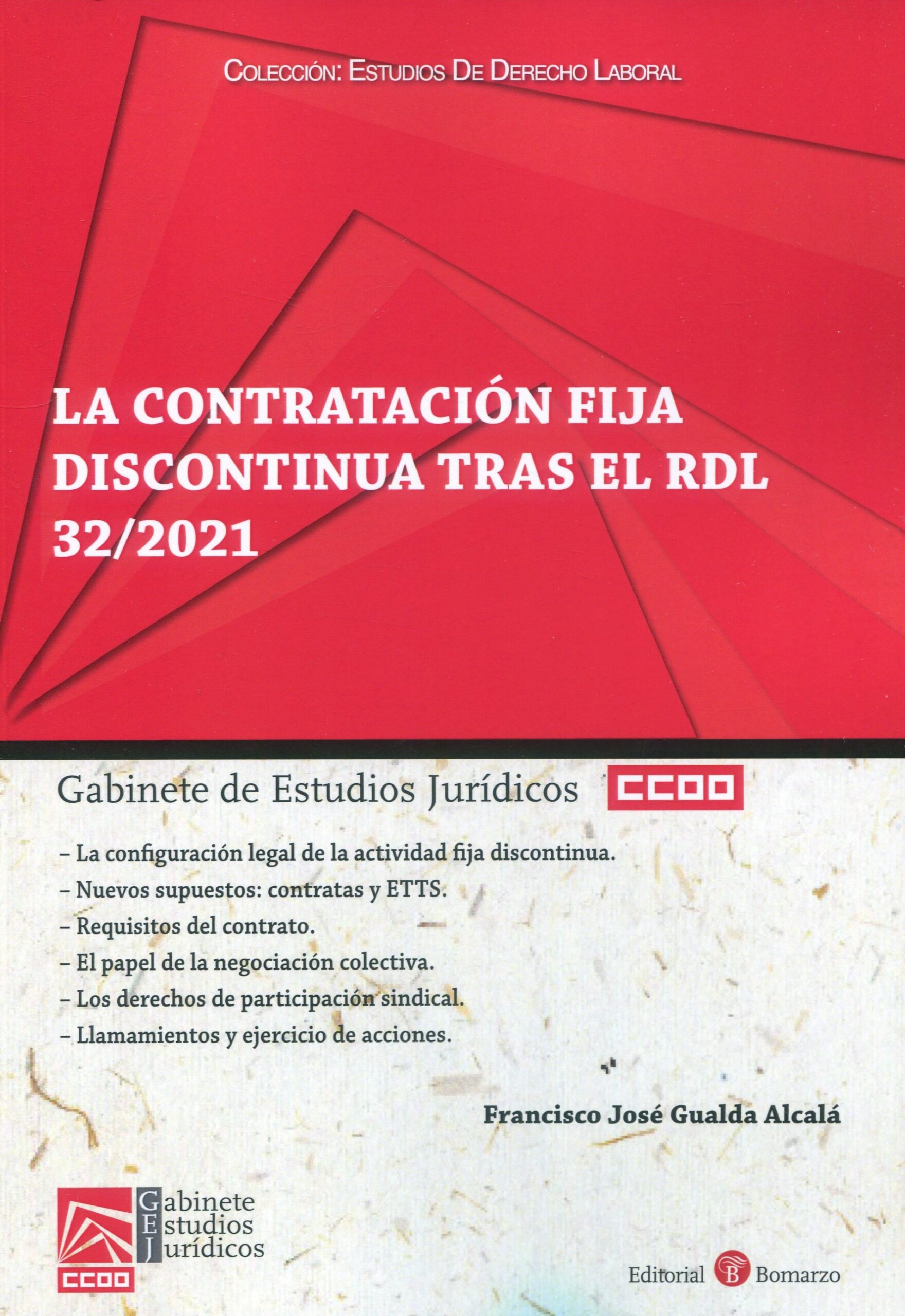 Contratación fija discontinua tras el RDL 32/2021. 9788419574251