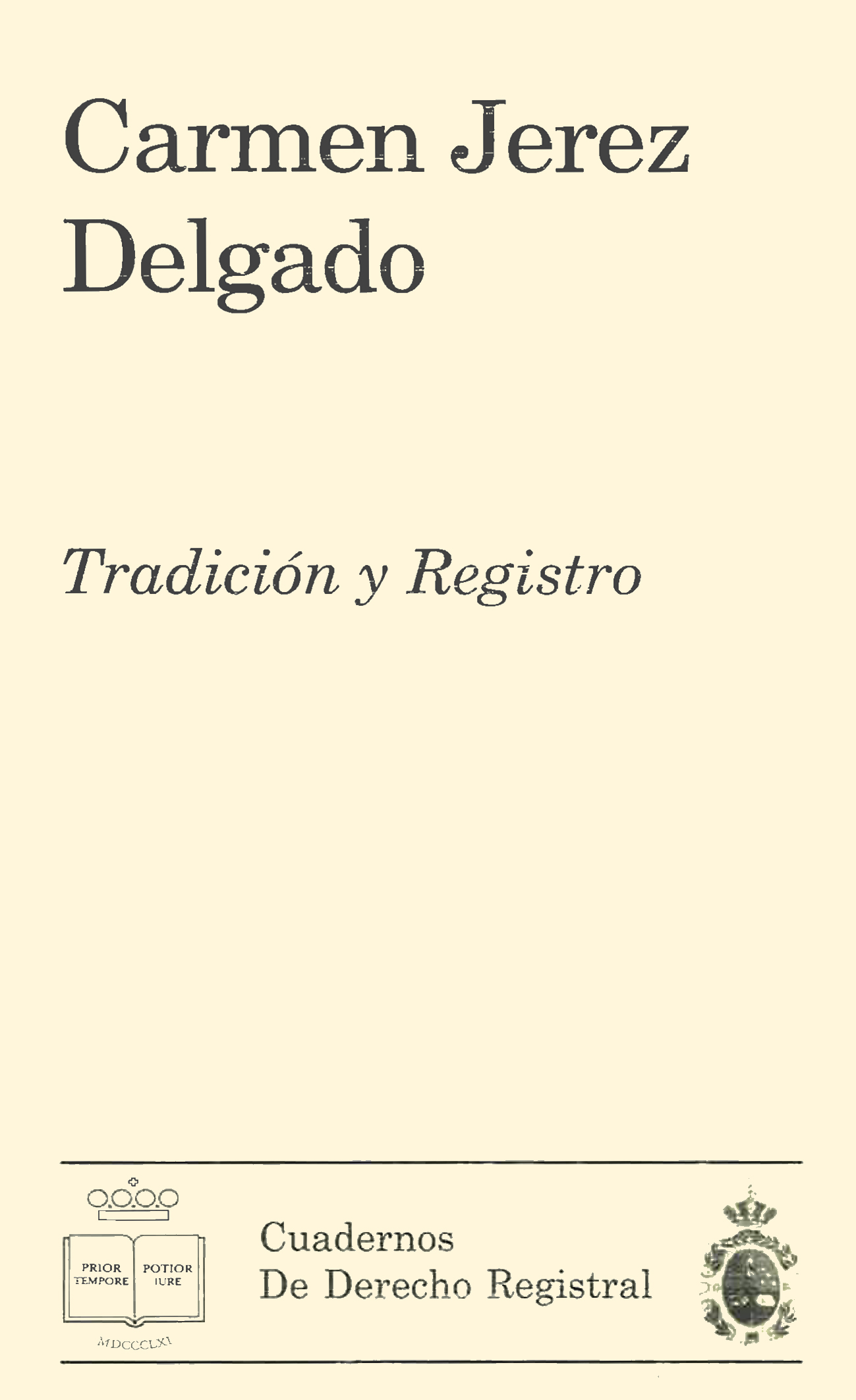 Tradición y Registro. 9788496347175