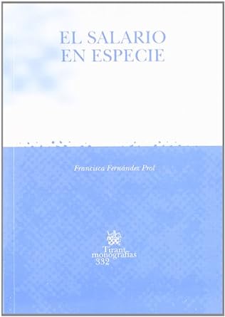 El salario en especie. 9788484560920