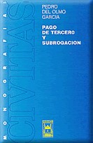 Pago de tercero y subrogación. 9788447010141