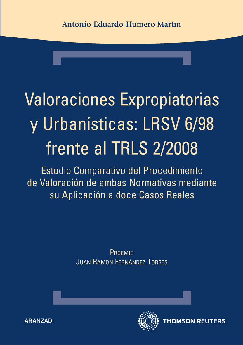 Valoraciones expropiatorias y urbanísticas