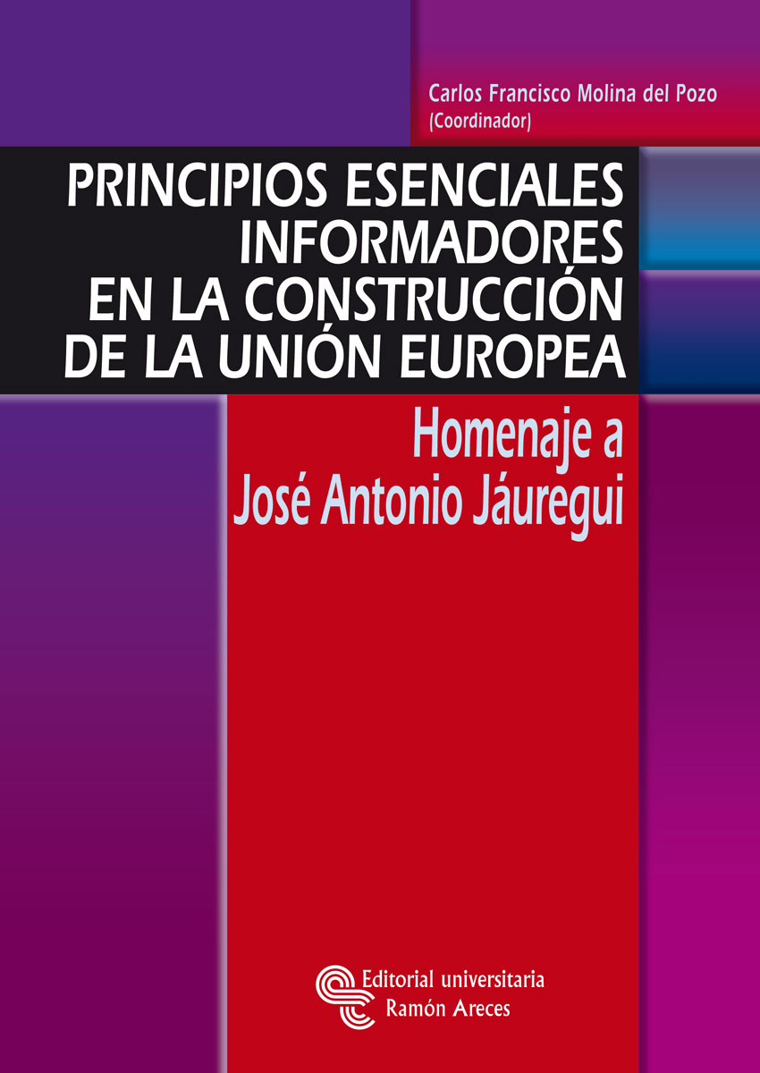 Principios esenciales informadores en la construcción de la Unión Europea. 9788480048804